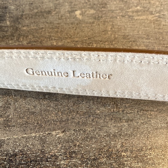 WCM New York Womens Bronze‎ Belt S Silver Circle Hook Buckle Adjustable - Picture 7 of 8